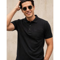 Playera Polo  Basica Manchester Manga Corta #mlpos_1 | Color: Negro #color_negro #sku_1431qngg #sku_1431qngm #sku_1431qngxl