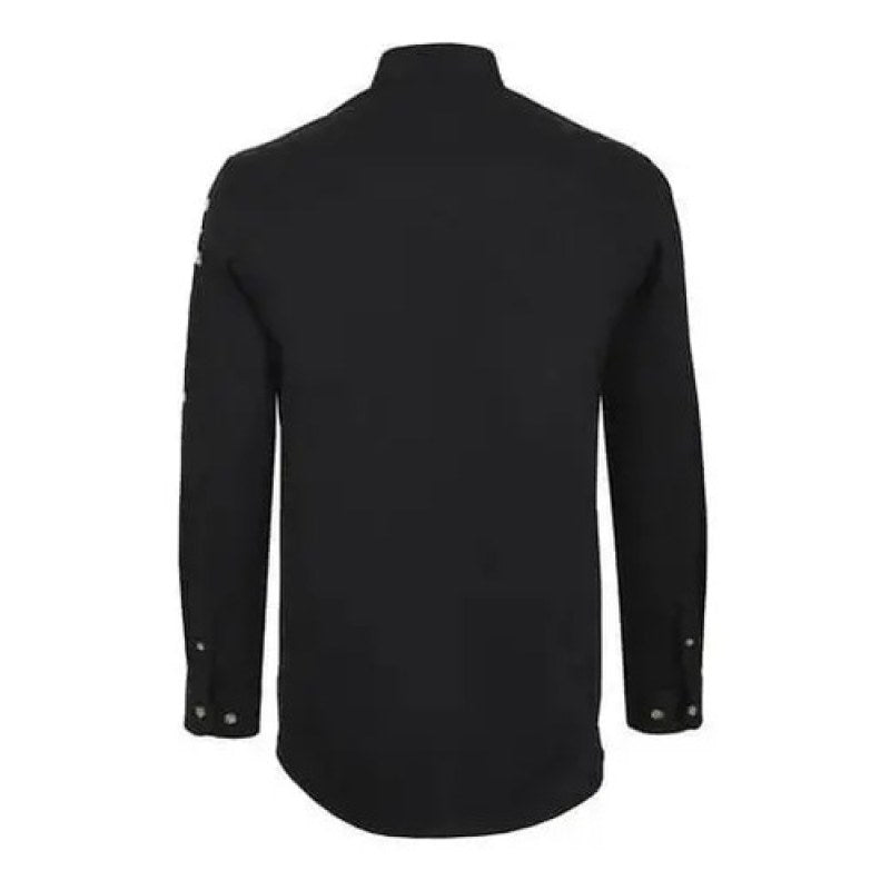 Camisa Vaquera Logos Bordada Basica Wrangler Caballero #mlpos_2 | Color: Negro #color_negro #sku_51lognb02ch #sku_51lognb02eeg #sku_51lognb02eg #sku_51lognb02g #sku_51lognb02m