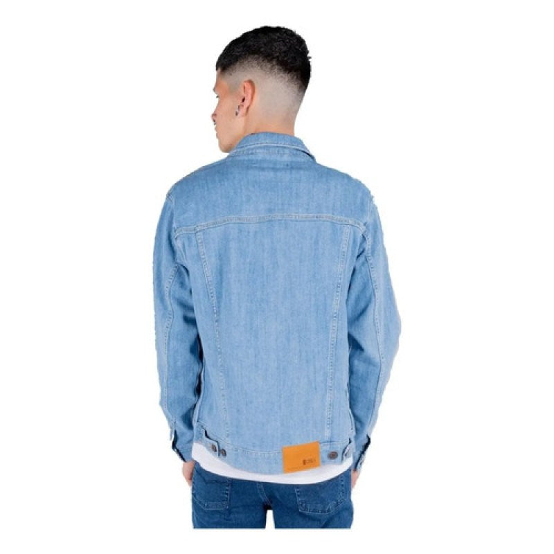 Chamarra  Oggi Mezclilla Basica Caballero  Bleach Xl #mlpos_3 #sku_chmblxl