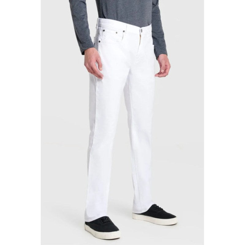 Pantalon Oggi Jeans Vaxter Mezclilla Movin Stretch Hombre #mlpos_4 | Color: Blanco #color_blanco #sku_vxtavbc32 #sku_vxtavbc34 #sku_vxtavbc36