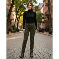 Pantalon Panilla Dama Entubado Oggi Modelo Passion #mlpos_6 | Color: Olivo #color_olivo | Talla: 19 #sku_pspnol19