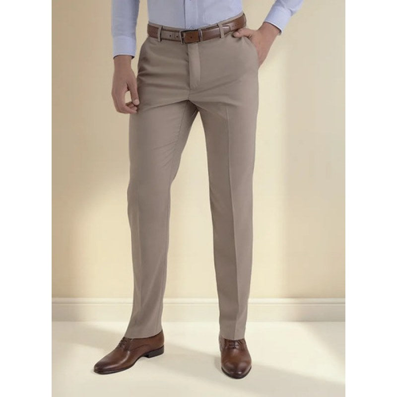 Pantalon De Vestir Yale Poliester Clasico Modelo 0060-0340 Khaki 0340-67 40 #mlpos_1 #sku_yldvstrplstr0340kh40