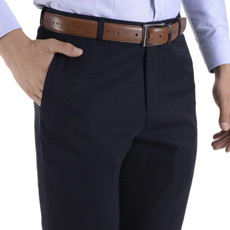 Pantalon De Vestir Teflon Yale Caballero Corte Classic #mlpos_7 | Color: Azul marino 8541-19 #color_azul_marino_8541-19 | Talla: 34 #sku_yldvstr8541mn34