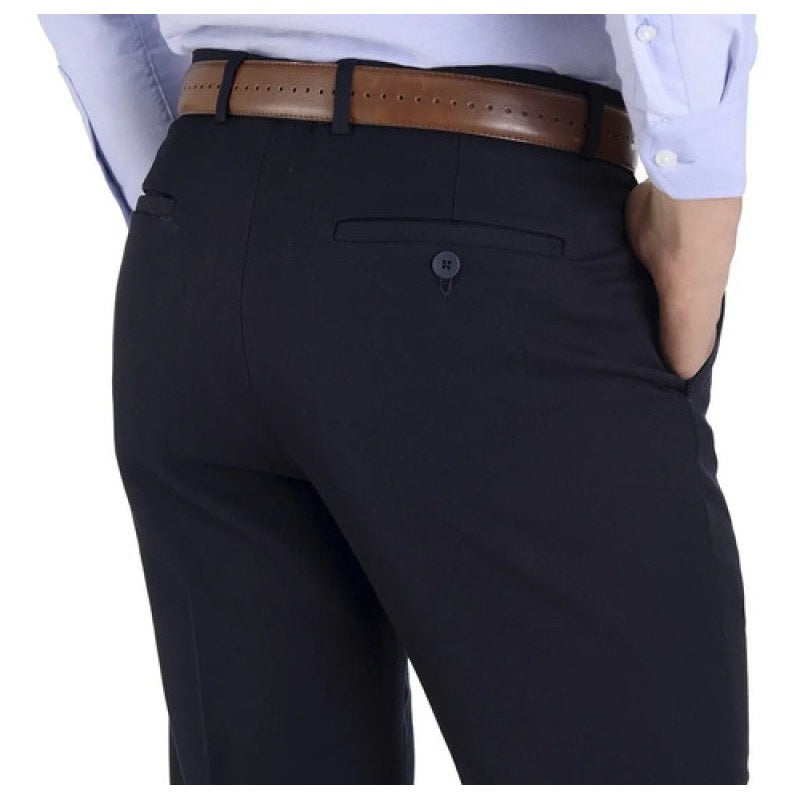 Pantalon De Vestir Teflon Yale Caballero Corte Classic #mlpos_8 | Color: Azul marino 8541-19 #color_azul_marino_8541-19 | Talla: 34 #sku_yldvstr8541mn34