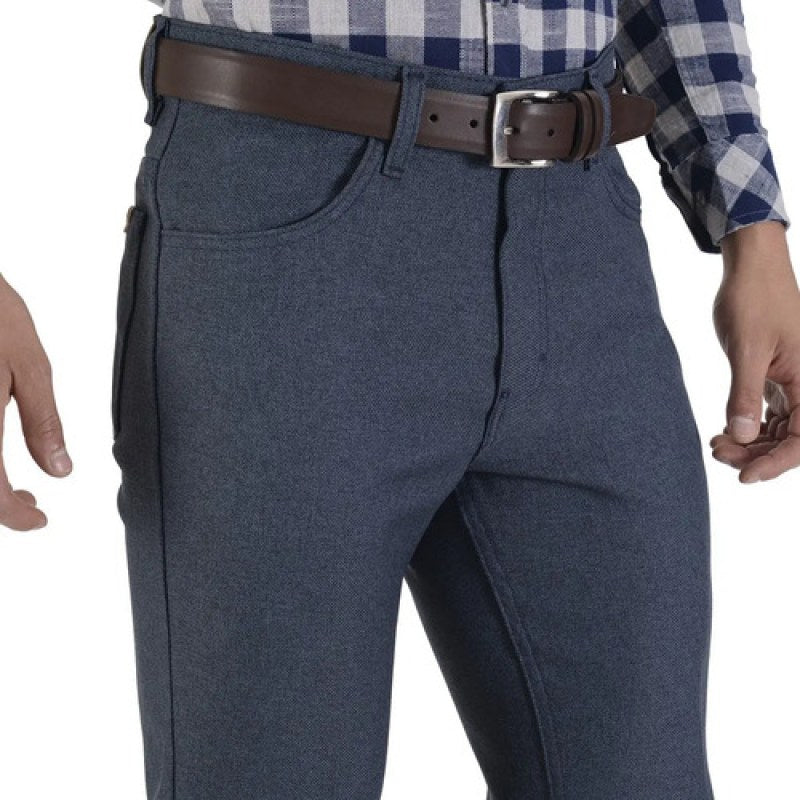 Pantalon Vaquero Poliester Jaspe Yale Caballero #mlpos_10 | Color: Azul jaspe #color_azul_jaspe #sku_058913831730 #sku_mlm1305363034-197090173917 #sku_mlm1305363034-197090173919 #sku_mlm1305363034-197090173921 #sku_mlm1305363034-197090173923