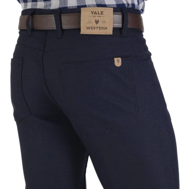 Pantalon Vaquero Poliester Jaspe Yale Caballero #mlpos_18 | Color: Marino #color_marino #sku_058913831930 #sku_058913831931 #sku_058913831932 #sku_058913831933 #sku_058913831934 #sku_058913831936 #sku_058913831938 #sku_058913831940