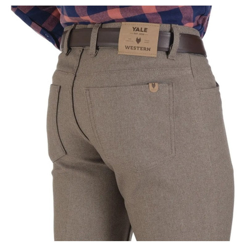 Pantalon Vaquero Poliester Jaspe Yale Caballero #mlpos_7 | Color: Beige jaspe #color_beige_jaspe #sku_058913836130 #sku_mlm1305363034-195685901057 #sku_mlm1305363034-196155669579 #sku_mlm1305363034-196155669581 #sku_mlm1305363034-203283484949 #sku_mlm1305363034-203283484951
