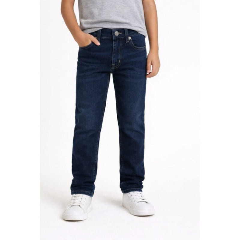 Pantalon Boys Mezclilla Entubado Para Niño Risk Oggi #mlpos_1 | Color: Movin Blue #color_movin_blue | Talla: 10 #sku_mlm1306856572-173600224621