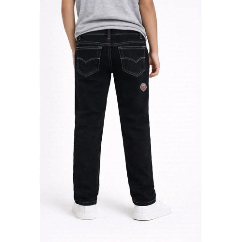 Pantalon Boys Mezclilla Entubado Para Niño Risk Oggi #mlpos_6 | Color: Movin negro #color_movin_negro | Talla: 10 #sku_mlm1306856572-173600224635