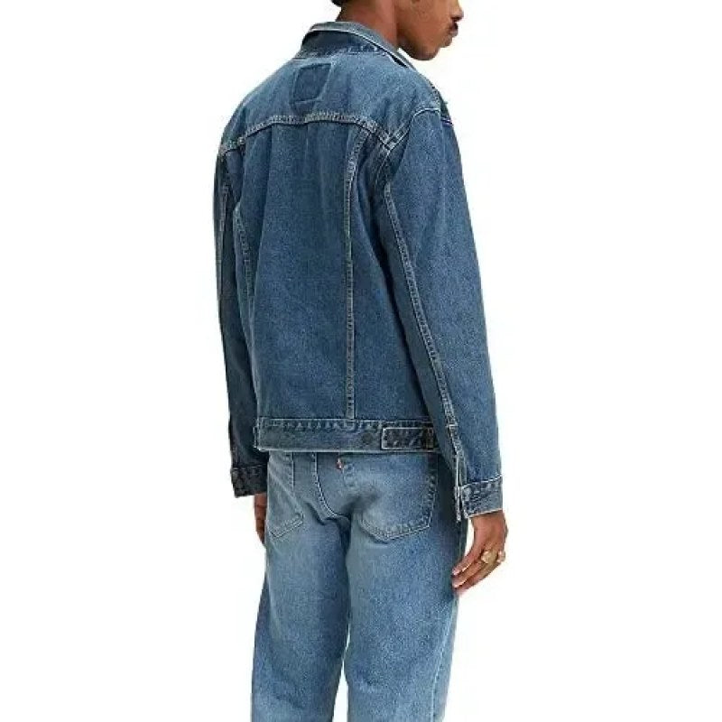 Chamarra  Chaqueta Mezclilla Caballero Levis Original #mlpos_6 | Color: Stone #color_stone | Talla: CH #sku_723340354ch