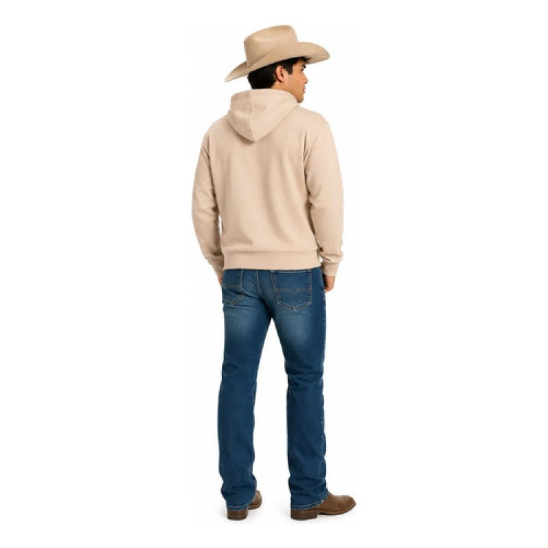 Sudadera Cerrada Con Capucha Wrangler Caballero #mlpos_12 | Color: Beige 5285 #color_beige_5285 #sku_112395285ch #sku_112395285eeg #sku_112395285eg #sku_112395285g #sku_112395285m