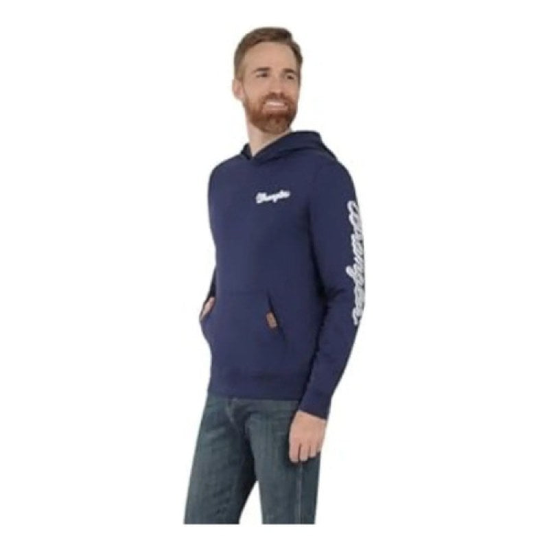 Sudadera Cerrada Con Capucha Wrangler Caballero #mlpos_2 | Color: azul 5343 #color_azul_5343 | Talla: CH #sku_mlm1310454569-187356786204
