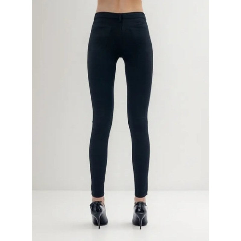 Pantalon Scandia Dama Entubado Gabardina Push Up 2500 #mlpos_1 | Color: Negro #color_negro #sku_2500ng9 #sku_2500ng11 #sku_2500ng13