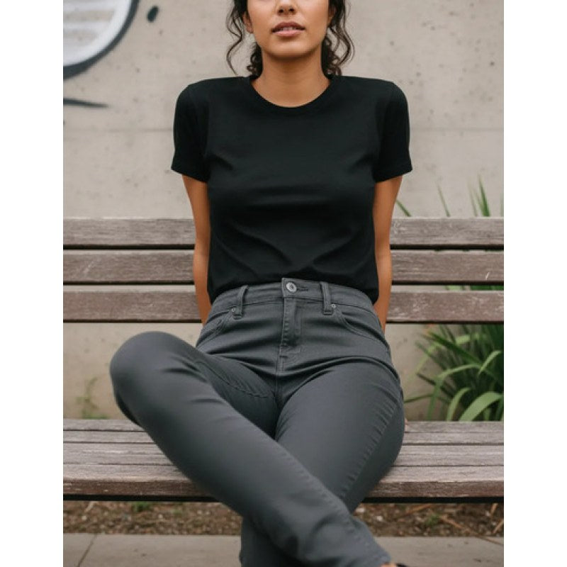 Pantalon Scandia Dama Entubado Gabardina Push Up 2500 #mlpos_5 | Color: Oxford #color_oxford | Talla: 13 #sku_2500ox13