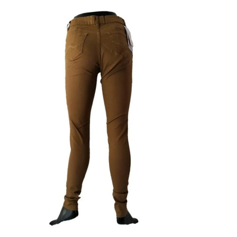Pantalon Scandia Dama Entubado Gabardina Push Up 2500 #mlpos_9 | Color: Camello #color_camello | Talla: 15 #sku_2500cm15