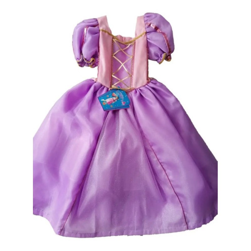 Vestido Disfraz Princesa Rapunzel #mlpos_2 | Color: Lila #color_lila #sku_mlm1315797545-173710393183 #sku_mlm1315797545-174088266719