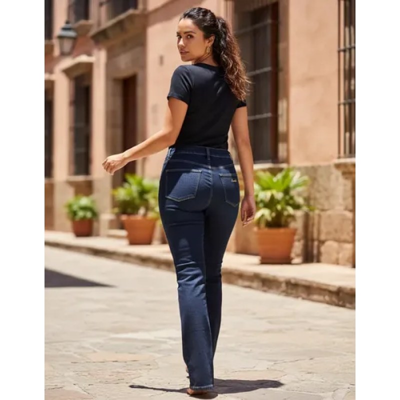 Pantalon Dama Mezclilla Recto Tallas Extras Scandia Suavizado 3080 40 #mlpos_1 #sku_3080svd40