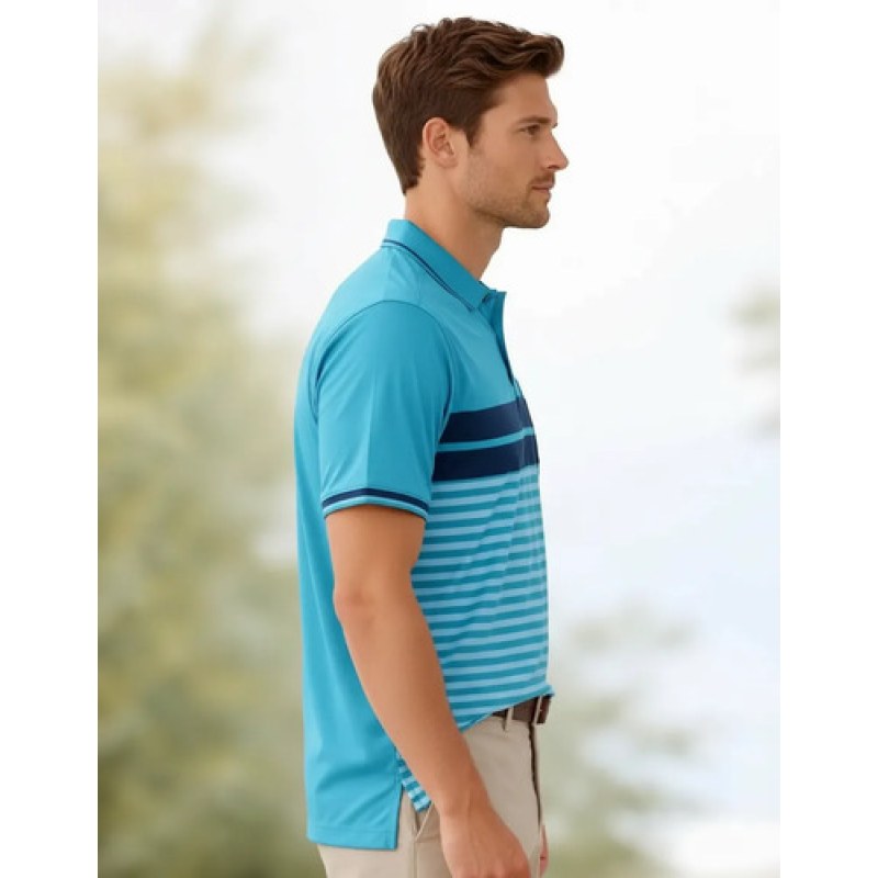 Playera Polo Manchester Hombre Clima Cool #mlpos_123 | Color: Azul 9162-17 #color_azul_9162-17 #sku_916217m #sku_nnw262-azul-9162-17-xg