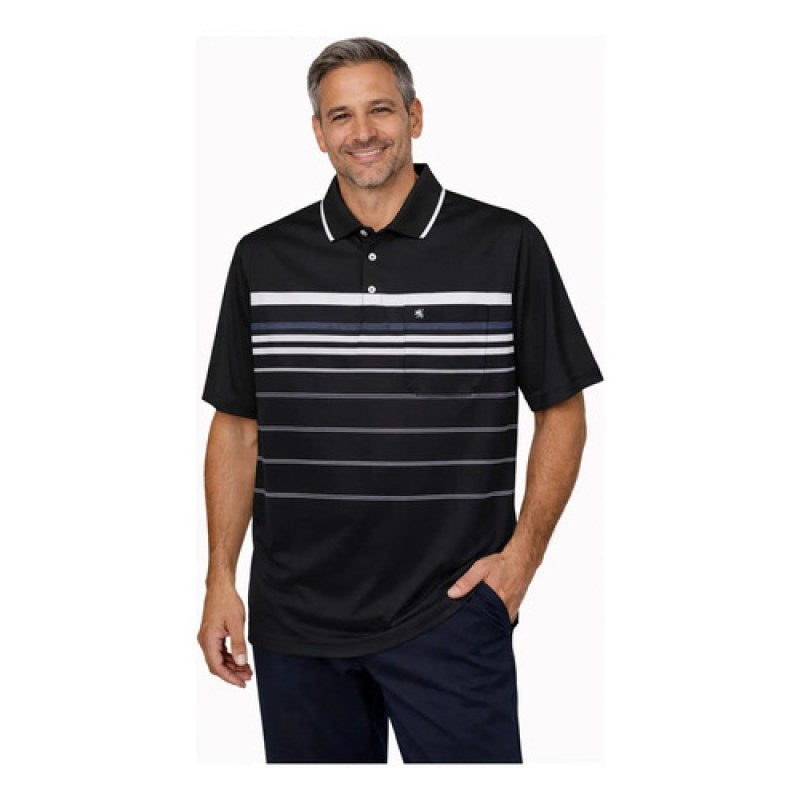 Playera Polo Manchester Hombre Clima Cool #mlpos_126 | Color: Negro 05 #color_negro_05 #sku_negro05ch