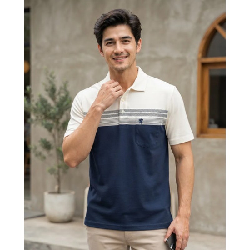 Playera Polo Manchester Hombre Clima Cool #mlpos_153 | Color: MarinoN 9462-15 #color_marinon_9462-15 #sku_mneg946215g #sku_mneg946215m #sku_mneg946215xg