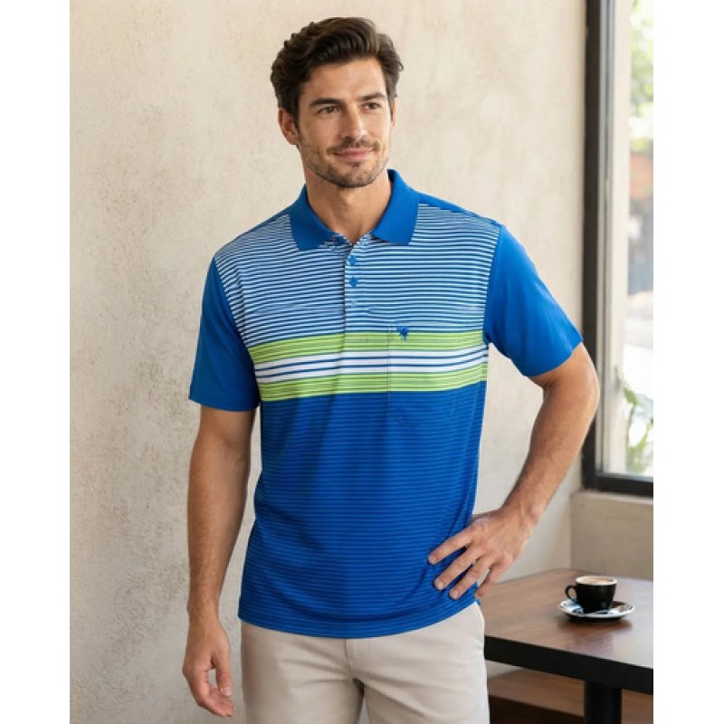 Playera Polo Manchester Hombre Clima Cool #mlpos_162 | Color: Rey 9462-09 #color_rey_9462-09 #sku_rey946209g #sku_rey946209m #sku_rey946209xg