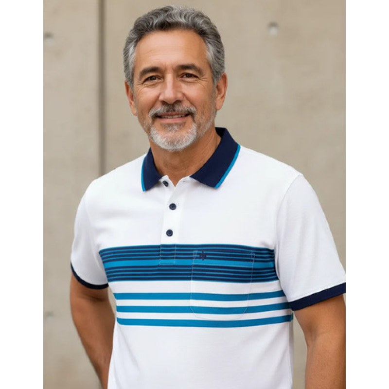 Playera Polo Manchester Hombre Clima Cool #mlpos_1 | Color: Turquesa 9162-11 #color_turquesa_9162-11 #sku_ma02916211g #sku_ma02916211m #sku_ma02916211xg
