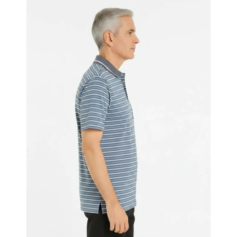 Playera Polo Manchester Hombre Clima Cool #mlpos_28 | Color: Gris 1671F #color_gris_1671f #sku_1671fgrsch