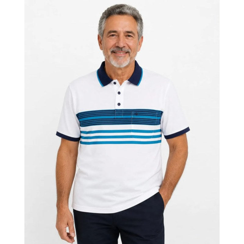 Playera Polo Manchester Hombre Clima Cool #mlpos_2 | Color: Turquesa 9162-11 #color_turquesa_9162-11 #sku_ma02916211g #sku_ma02916211m #sku_ma02916211xg