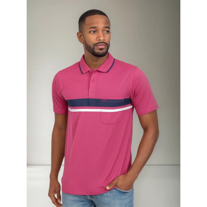Playera Polo Manchester Hombre Clima Cool #mlpos_37 | Color: Rojo-01 #color_rojo-01 #sku_ma029142rjch