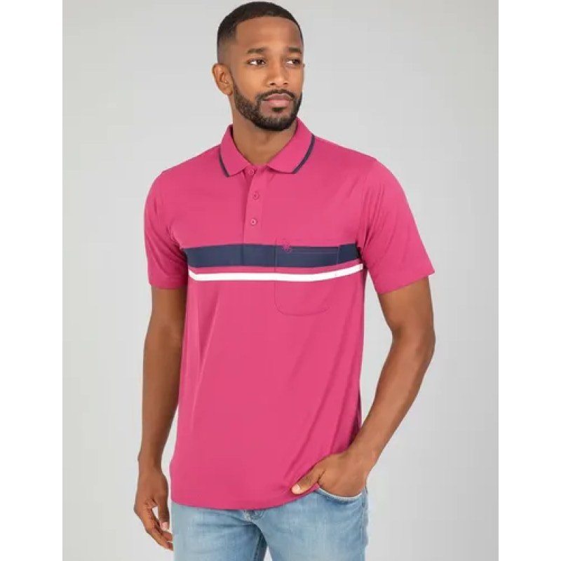 Playera Polo Manchester Hombre Clima Cool #mlpos_38 | Color: Rojo-01 #color_rojo-01 #sku_ma029142rjch