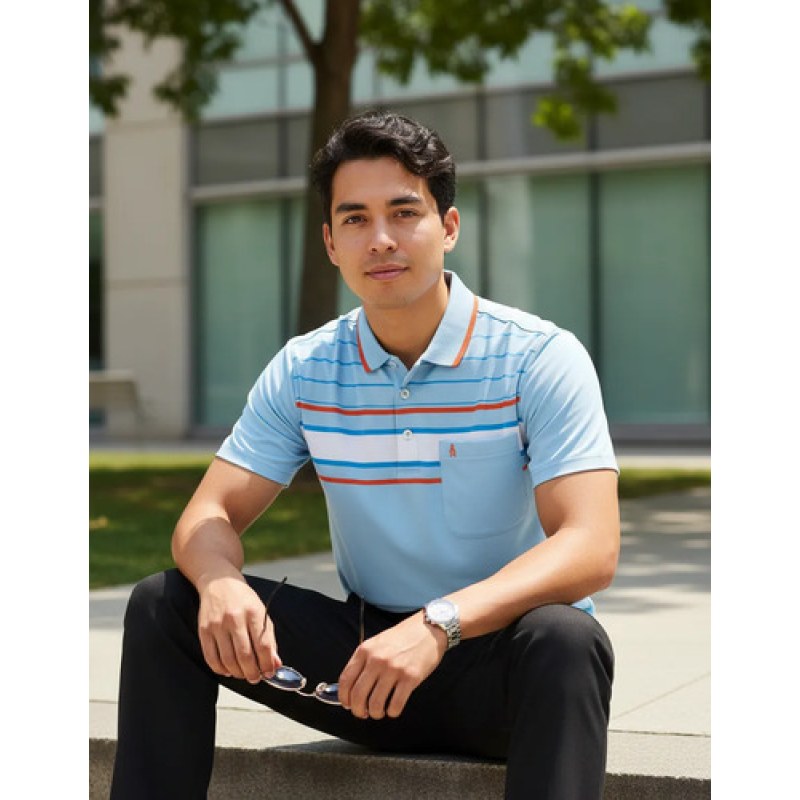 Playera Polo Manchester Hombre Clima Cool #mlpos_47 | Color: Cielo-11 #color_cielo-11 #sku_ma029442cieloch #sku_ma029442cielom