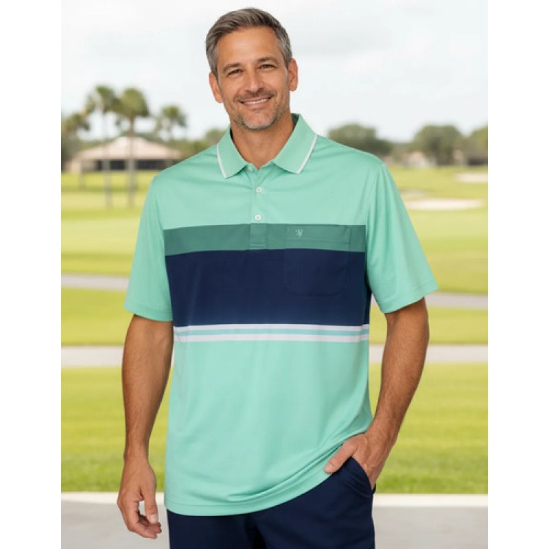 Playera Polo Manchester Hombre Clima Cool #mlpos_4 | Color: Verde 9162-13 #color_verde_9162-13 #sku_916213m #sku_916213xg #sku_nnw262-verde-9162-13-g
