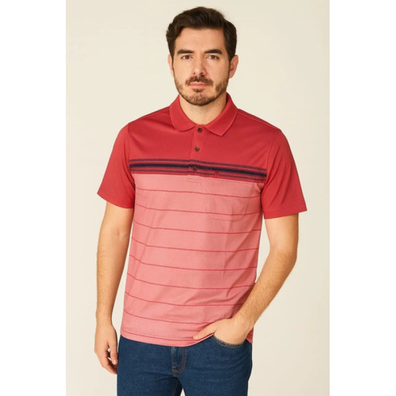 Playera Polo Manchester Hombre Clima Cool #mlpos_53 | Color: Shedron-19 #color_shedron-19 #sku_ma029442sdrnch