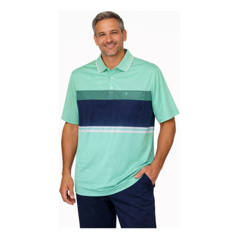 Playera Polo Manchester Hombre Clima Cool #mlpos_5 | Color: Verde 9162-13 #color_verde_9162-13 #sku_916213m #sku_916213xg #sku_nnw262-verde-9162-13-g