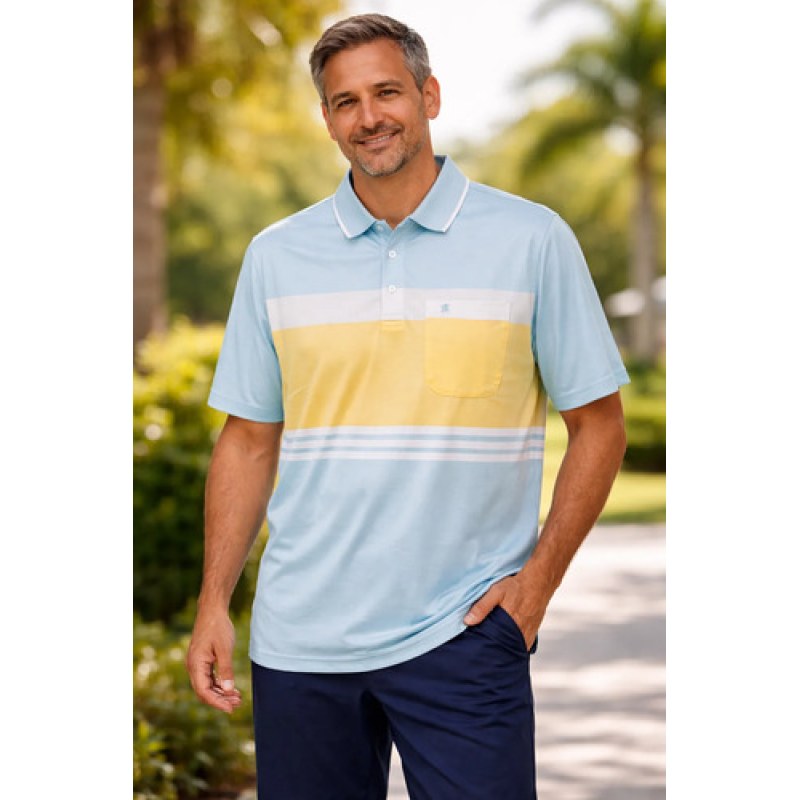 Playera Polo Manchester Hombre Clima Cool #mlpos_64 | Color: Cielo 9162-13 #color_cielo_9162-13 #sku_916213 #sku_916213g #sku_nnw262-cielo-9162-13-m
