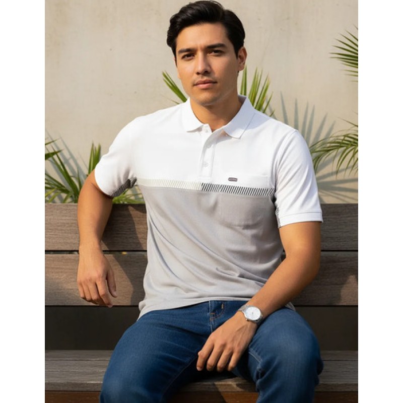 Playera Polo Manchester Hombre Clima Cool #mlpos_7 | Color: Gris9452-07 #color_gris9452-07 #sku_945207g #sku_945207m