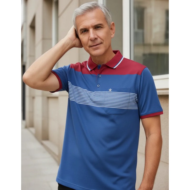 Playera Polo Manchester Hombre Clima Cool #mlpos_85 | Color: Marino-15 #color_marino-15 #sku_ma029142mnch