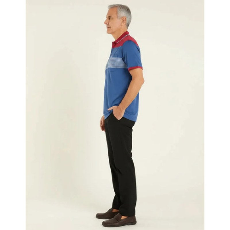 Playera Polo Manchester Hombre Clima Cool #mlpos_87 | Color: Marino-15 #color_marino-15 #sku_ma029142mnch