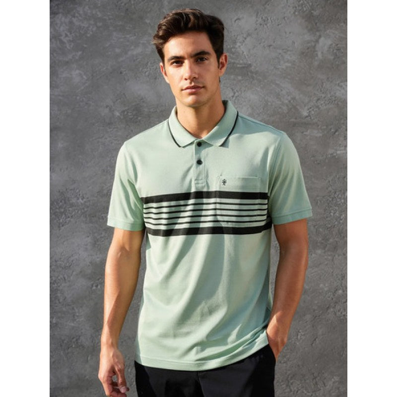 Playera Polo Manchester Hombre Clima Cool #mlpos_95 | Color: Menta 9452-03 #color_menta_9452-03 #sku_nnw262-menta-9452-03-xg