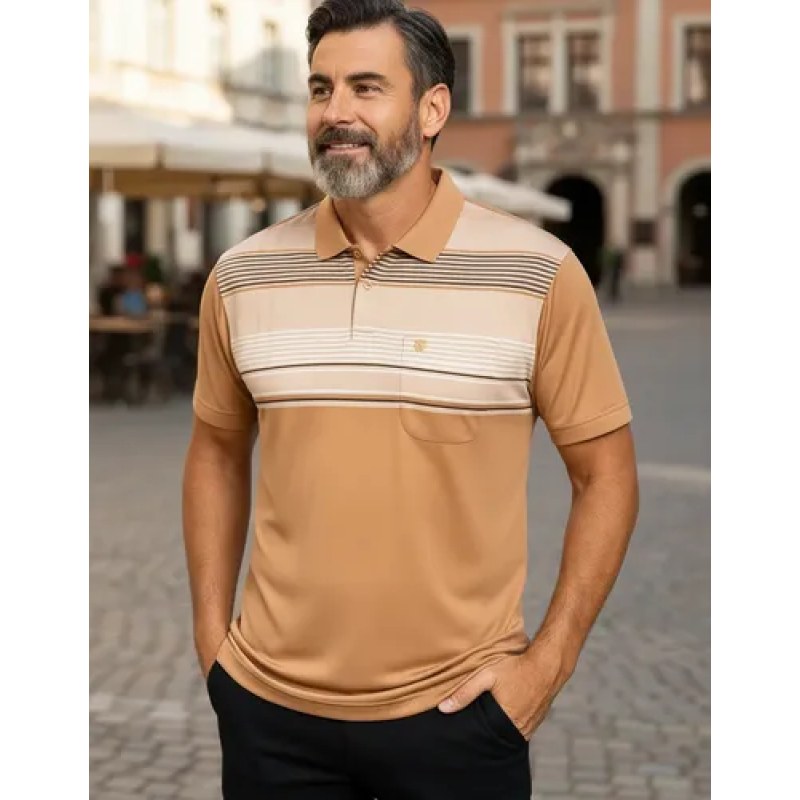 Playera Polo Manchester Hombre Clima Cool #mlpos_96 | Color: Shedron 9452-19 #color_shedron_9452-19 #sku_945219m #sku_945219xg