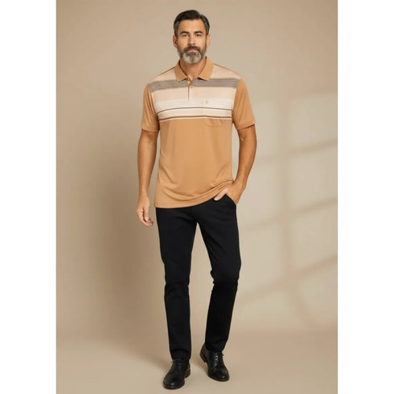 Playera Polo Manchester Hombre Clima Cool #mlpos_98 | Color: Shedron 9452-19 #color_shedron_9452-19 #sku_945219m #sku_945219xg