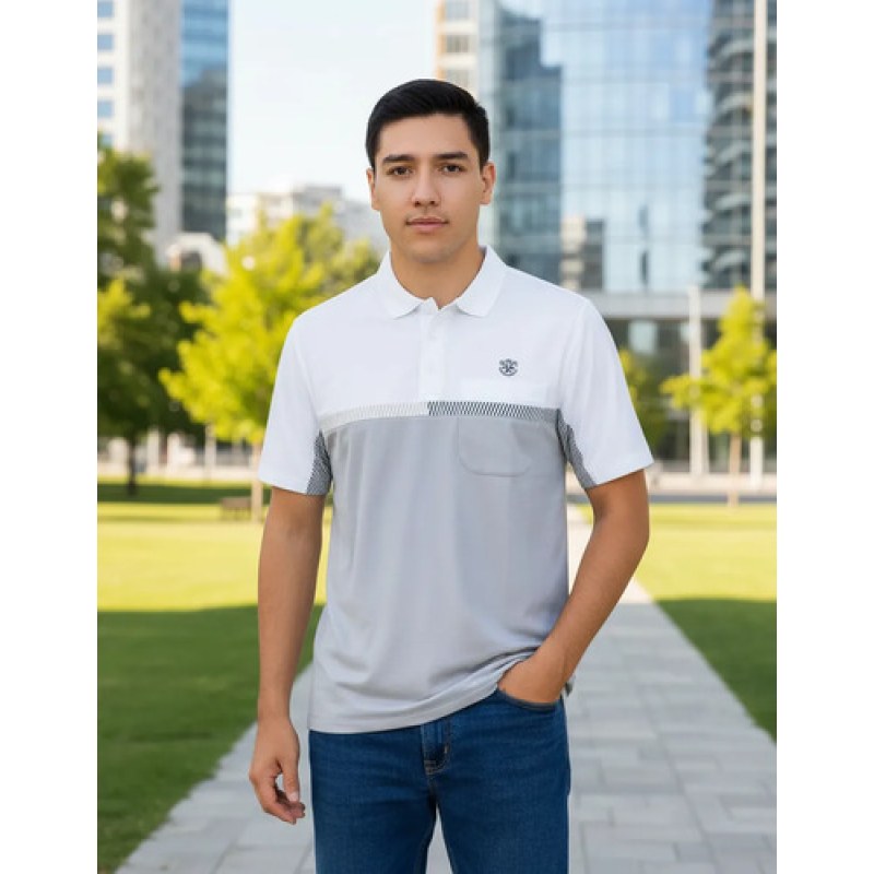 Playera Polo Manchester Hombre Clima Cool #mlpos_9 | Color: Gris9452-07 #color_gris9452-07 #sku_945207g #sku_945207m