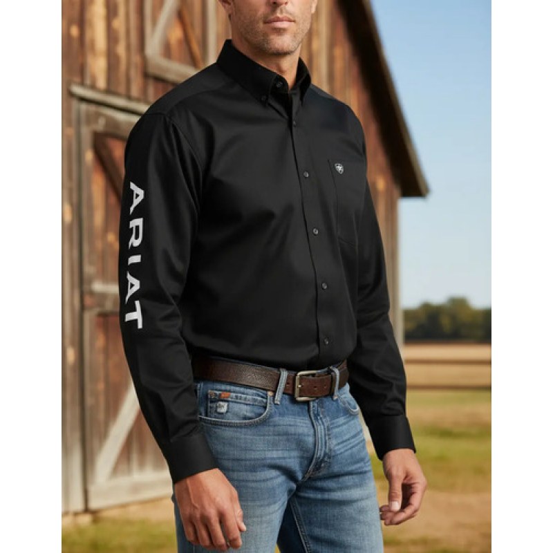 Camisa Bordada Vaquera Caballero Ariat Logos #mlpos_1 | Color: 10034231 #color_10034231 #sku_10034231l #sku_10034231m #sku_10034231s #sku_10034231xl #sku_10034231xs #sku_10034231xxl