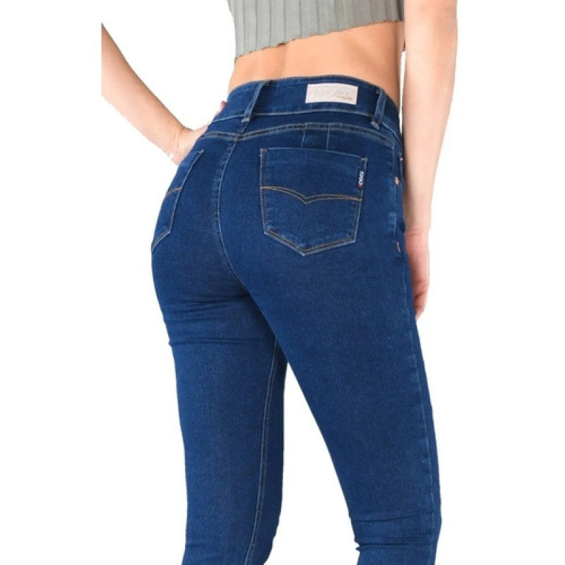 Pantalon Oggi Jeans Katia Super Skinny Dama Pretina Alta #mlpos_13 | Color: Graze #color_graze #sku_katiagr9 #sku_katiagr15
