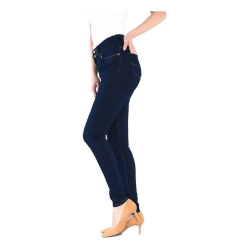 Pantalon Oggi Jeans Katia Super Skinny Dama Pretina Alta #mlpos_7 | Color: SATIN PURE #color_satin_pure | Talla: 9 #sku_ktstpr9