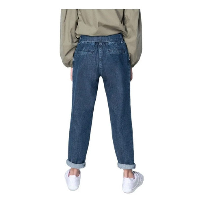 Pantalon Oggi Jeans Girls Paper Bag Niña Mezclilla  #mlpos_5 | Color: Stone #color_stone #sku_ogggirsto12 #sku_ogggirsto16