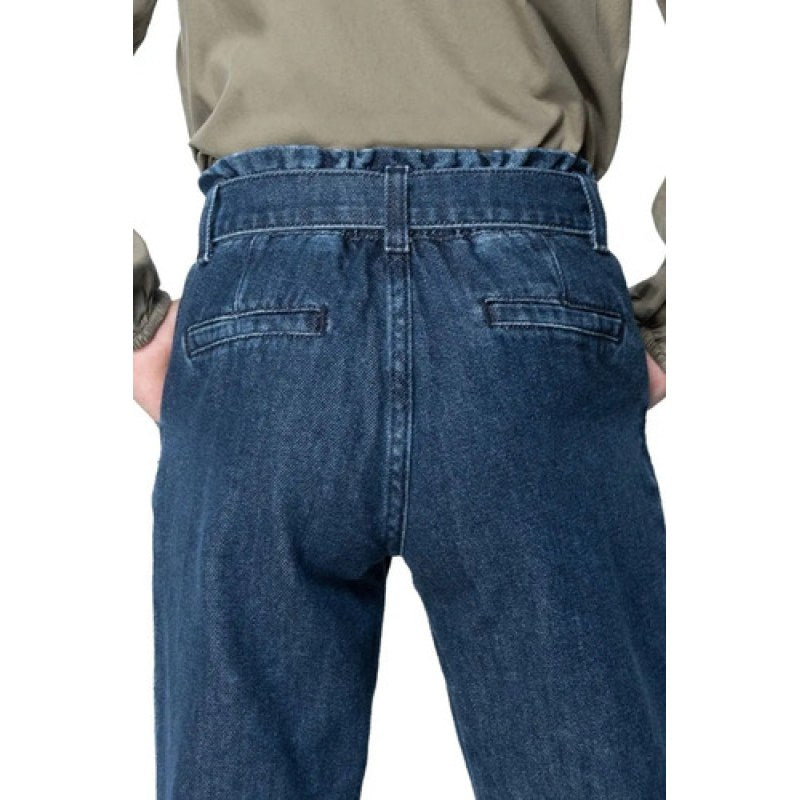 Pantalon Oggi Jeans Girls Paper Bag Niña Mezclilla  #mlpos_6 | Color: Stone #color_stone #sku_ogggirsto12 #sku_ogggirsto16