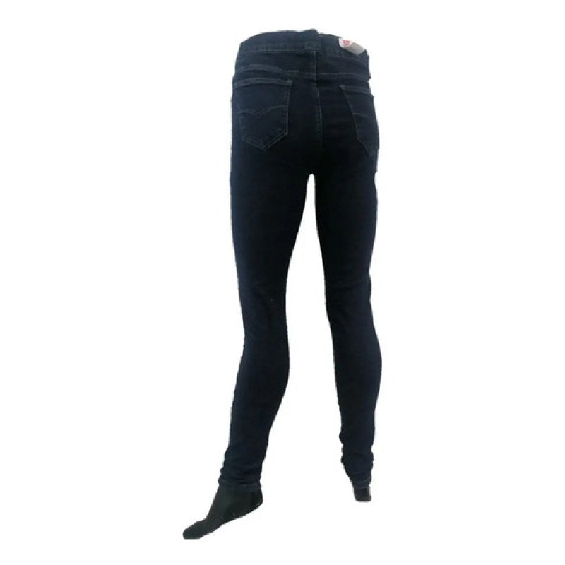 Pantalon Jegging Dama Mezclilla Stretch Super Entubado Carbón 9 #mlpos_2 #sku_oggjeggcar9