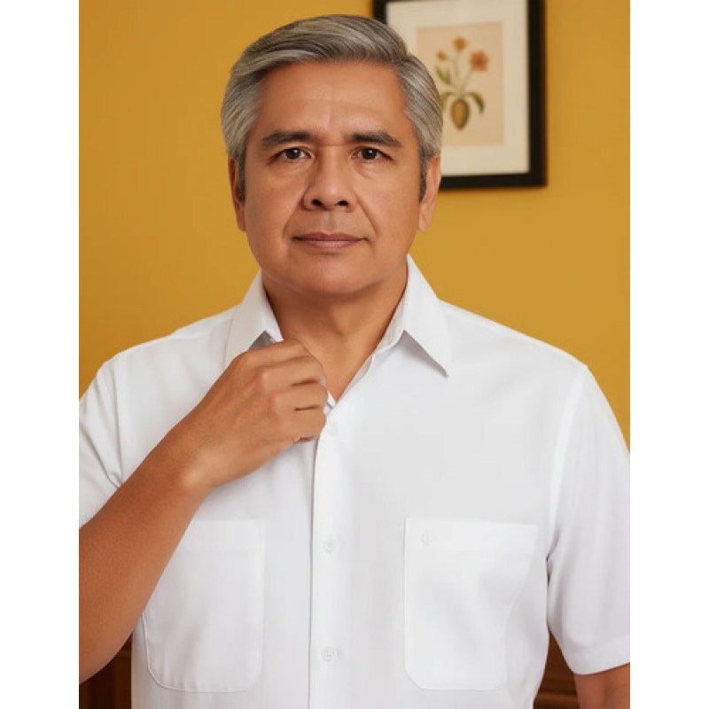 Camisa Chazarilla Yale Classic Fit Manga Corta #mlpos_2 | Color: 0930-02 Blanco #color_0930-02_blanco | Talla: CH #sku_093002bcch