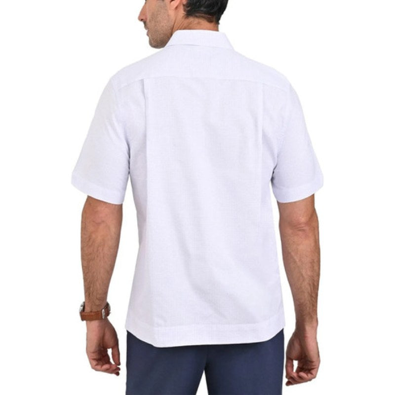Camisa Chazarilla Yale Classic Fit Manga Corta #mlpos_23 | Color: Azul 7280-21 #color_azul_7280-21 | Talla: 2XL #sku_7280212xl